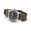 Thumbnail Image 1 of Hamilton Khaki Field Mechanical Black Dial Green Fabric Strap Watch