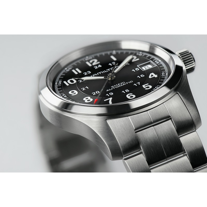 Hamilton Khaki Field Auto Stainless Steel Bracelet Watch