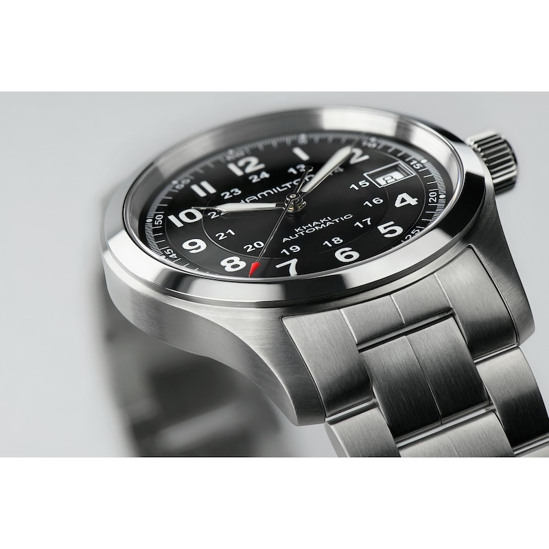 Main Image 4 of Hamilton Khaki Field Auto Stainless Steel Bracelet Watch