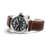 Thumbnail Image 2 of Hamilton Khaki Field Auto Brown Leather Strap Watch