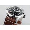 Thumbnail Image 3 of Hamilton Khaki Field Auto Brown Leather Strap Watch