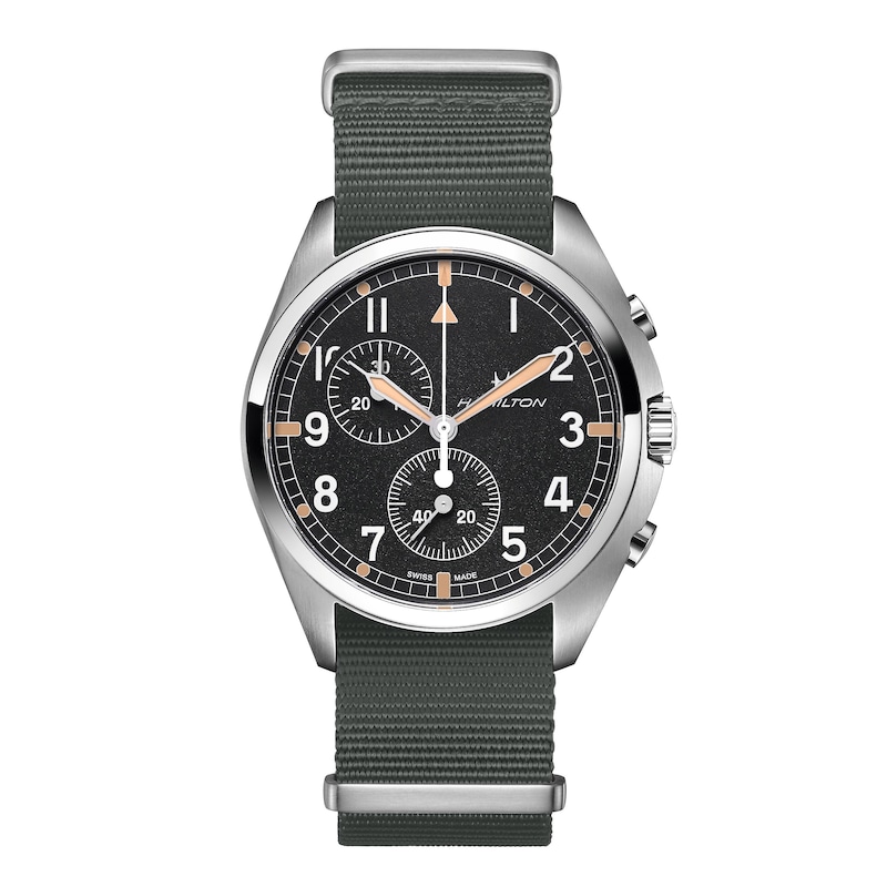 Hamilton Khaki Aviation Pilot Pioneer Fabric Strap Watch