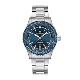 Hamilton Khaki Aviation Converter GMT Stainless Steel Watch