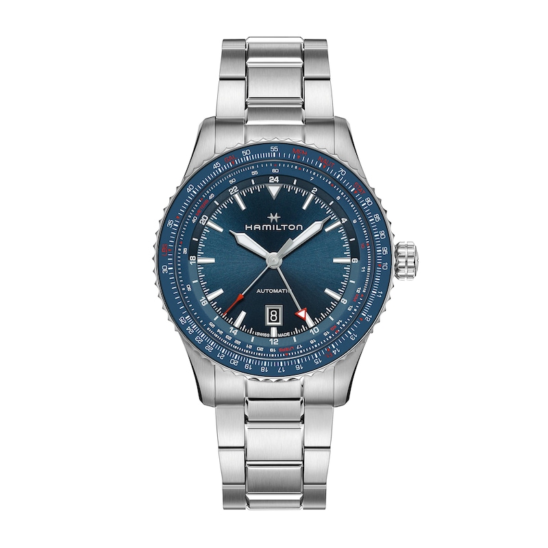 Main Image 1 of Hamilton Khaki Aviation Converter GMT Stainless Steel Watch