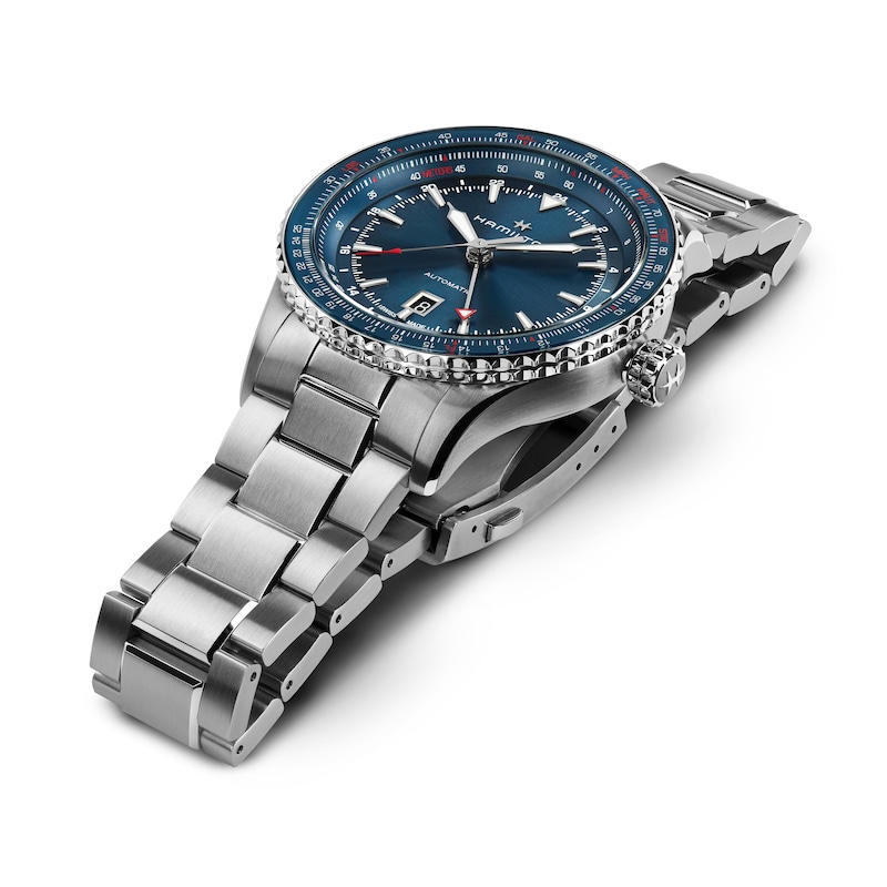 Hamilton Khaki Aviation Converter GMT Stainless Steel Watch