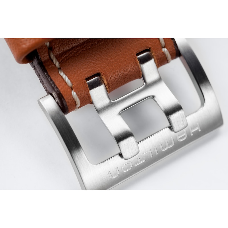 Main Image 3 of Hamilton Khaki Aviation X-Wind Brown Leather Strap Watch
