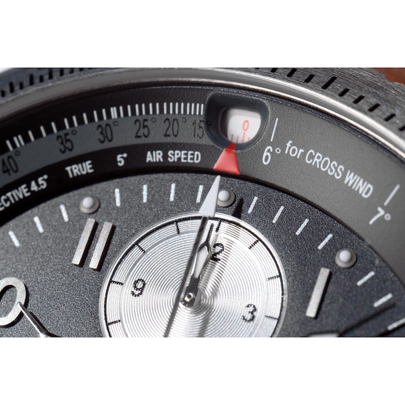 Main Image 4 of Hamilton Khaki Aviation X-Wind Brown Leather Strap Watch
