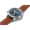Thumbnail Image 3 of Hamilton Khaki Aviation X-Wind GMT Brown Leather Strap Watch
