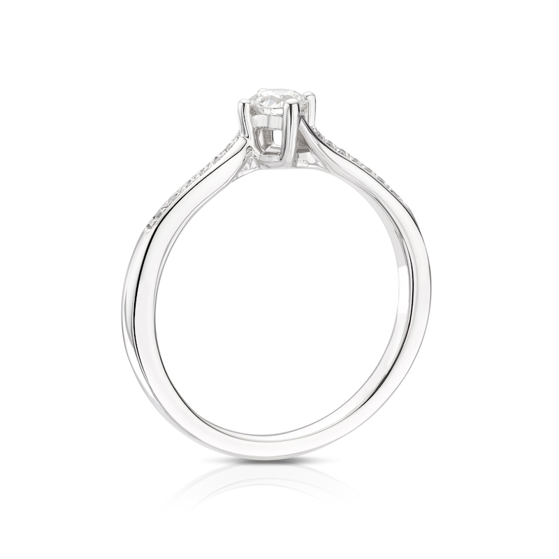 Main Image 3 of The Forever Diamond Platinum 0.25ct Diamond Ring