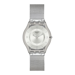 Swatch Metal Knit Unisex Stainless Steel Mesh Bracelet Watch