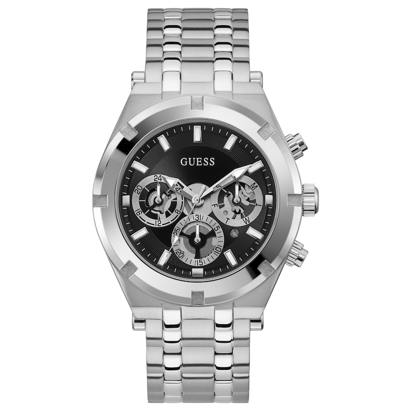 Guess Continental Men's Stainless Steel Bracelet Watch | H.Samuel