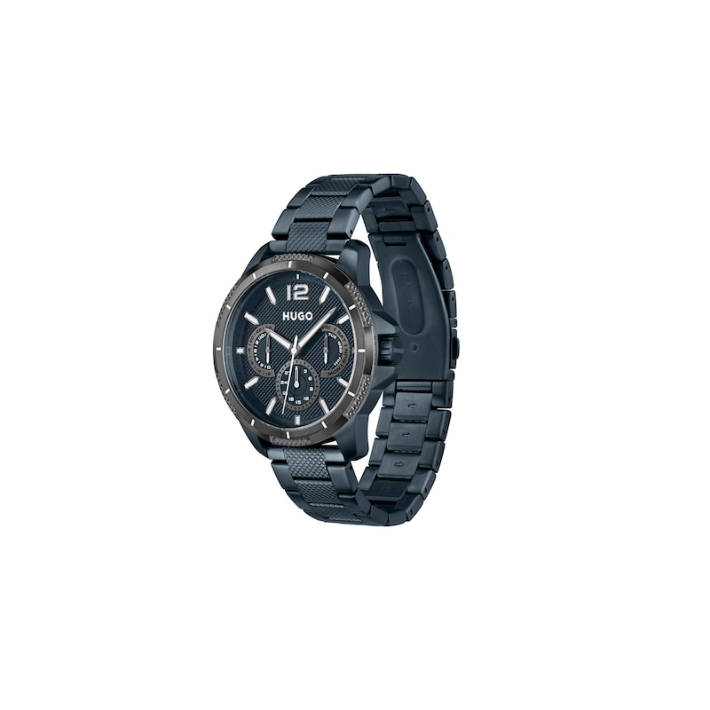Main Image 2 of HUGO #SPORT Men's Blue IP Bracelet Watch