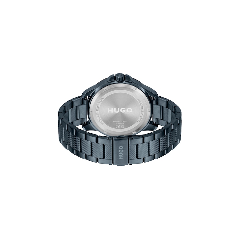 Main Image 3 of HUGO #SPORT Men's Blue IP Bracelet Watch