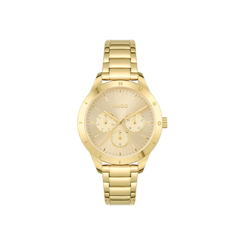 Main Image 1 of HUGO #FRIEND Ladies' Yellow Gold Tone Bracelet Watch