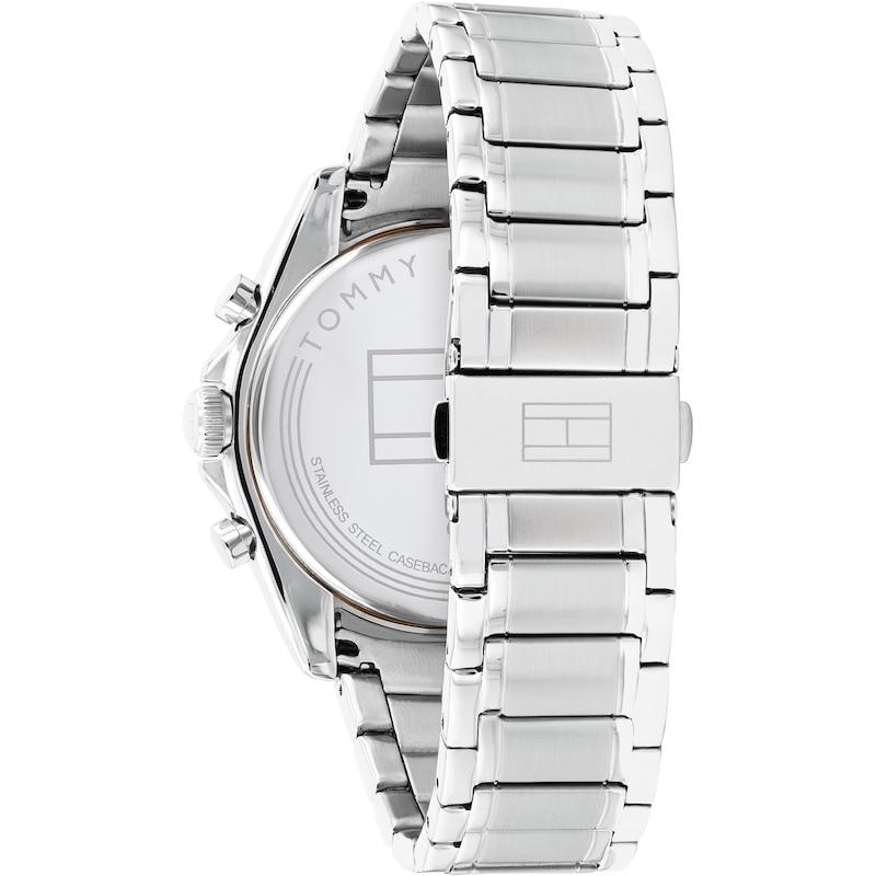 Main Image 3 of Tommy Hilfiger Men's Black Dial Stainless Steel Bracelet Watch