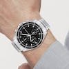 Thumbnail Image 5 of Tommy Hilfiger Men's Black Dial Stainless Steel Bracelet Watch