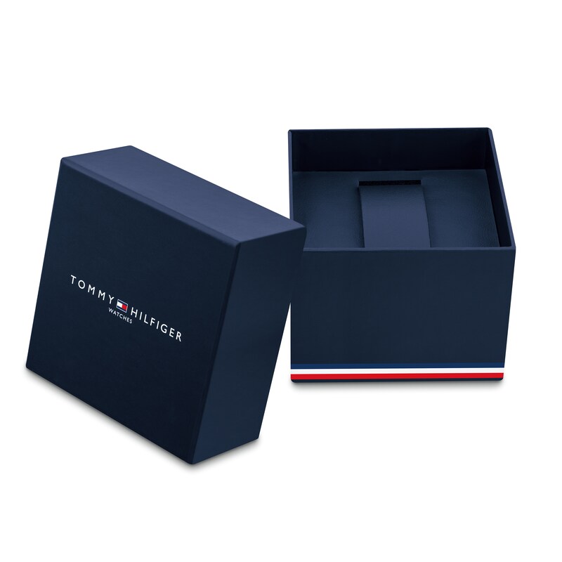 Tommy Hilfiger Men's Black Dial Stainless Steel Bracelet Watch