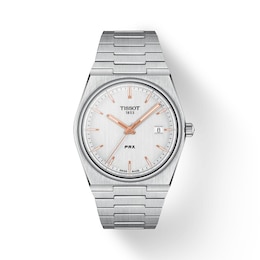 Tissot PRX 40 Men's White Dial Stainless Steel Bracelet Watch