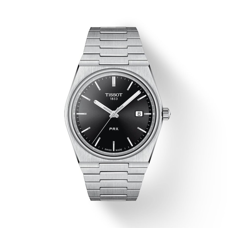 Tissot PRX 40 Men's Black Dial Stainless Steel Bracelet Watch