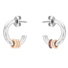 Thumbnail Image 1 of Tommy Hilfiger Ladies' Tri-Colour Bead Hoop Earrings
