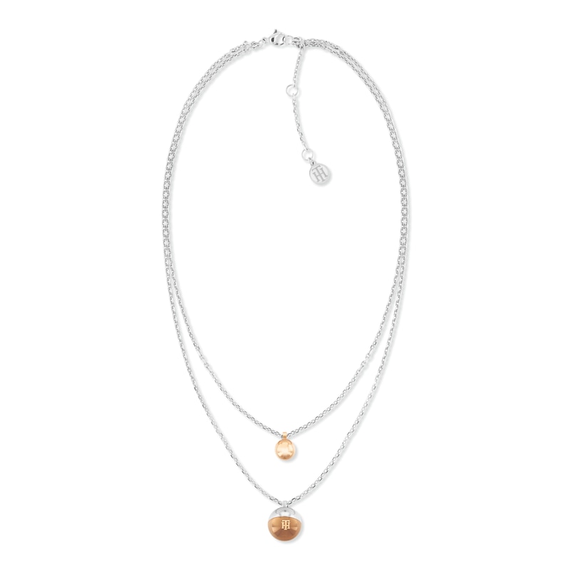Main Image 1 of Tommy Hilfiger Two-Tone Layered Chain Necklace