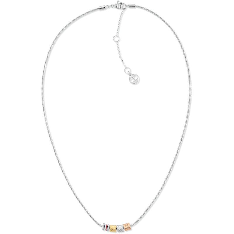 Tommy Hilfiger Ladies' Tri-Colour Bead Necklace | H.Samuel