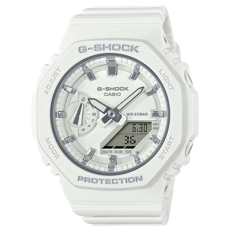 Main Image 1 of G-Shock GMA-S2100-7AER White Silicone Strap Watch