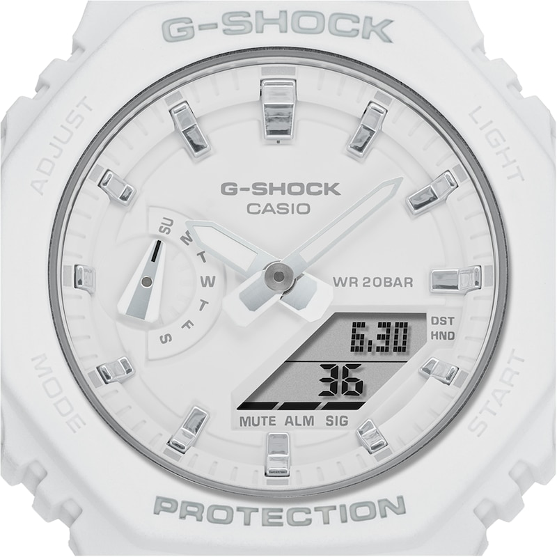 Main Image 4 of G-Shock GMA-S2100-7AER White Silicone Strap Watch