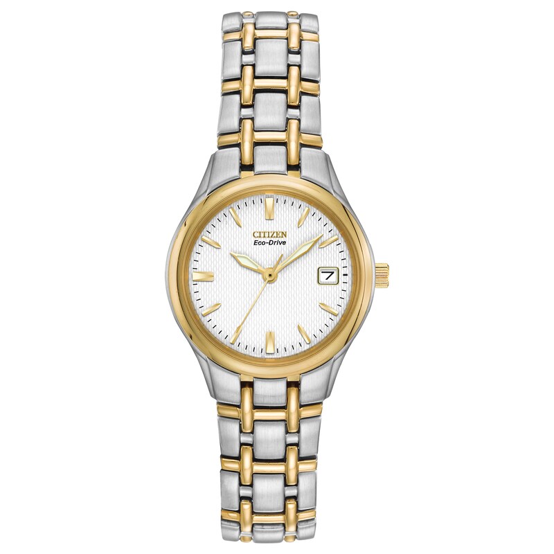 Main Image 1 of Citizen Eco-Drive Silhouette Ladies' Two Tone Bracelet Watch