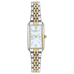 Citizen Eco-Drive Ladies' Silhouette Two-Tone Bracelet Watch