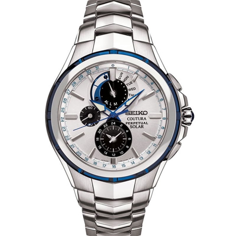 Main Image 1 of Seiko Coutura Solar Men's Chrono Dial Stainless Steel Bracelet Watch