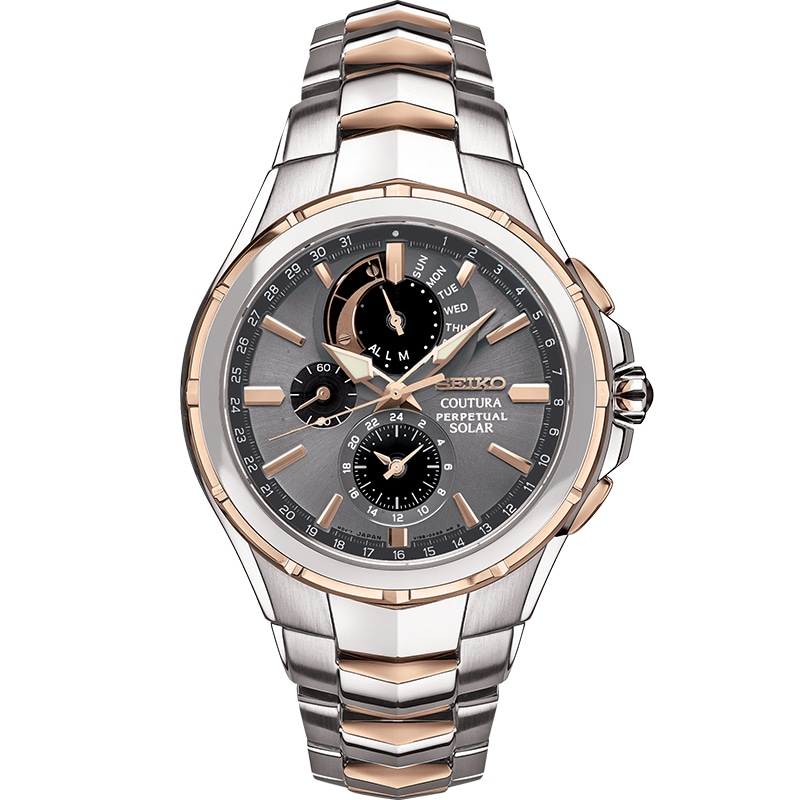 Main Image 1 of Seiko Coutura Solar Men's Two Tone Bracelet Watch