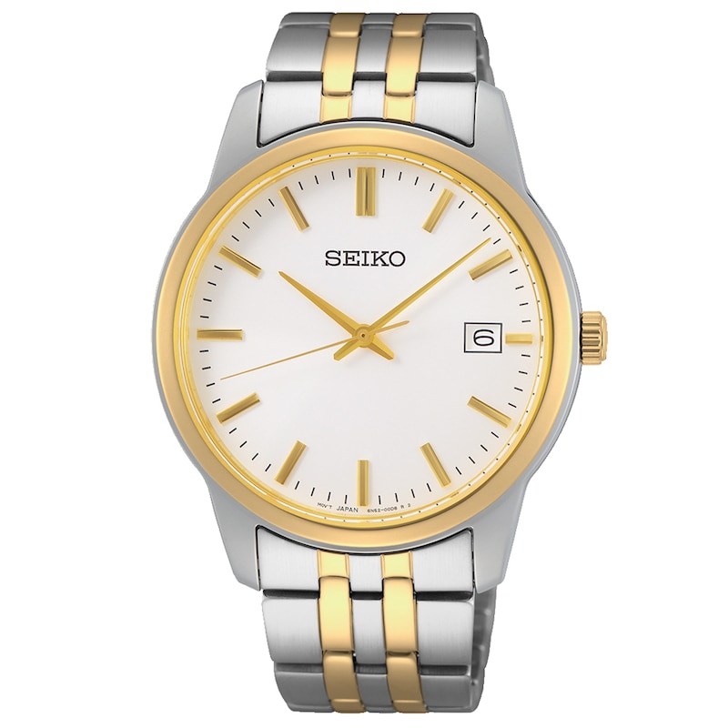 Seiko Quartz Men's Two Tone Bracelet Watch