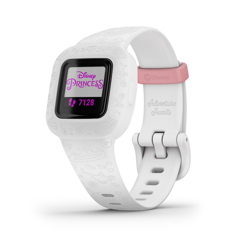 Main Image 1 of Garmin Vivofit Jr.3 Disney Princess White Activity Tracker