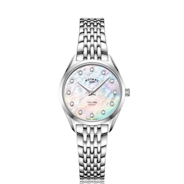 Rotary Ultra Slim Ladies' Stainless Steel Bracelet Watch