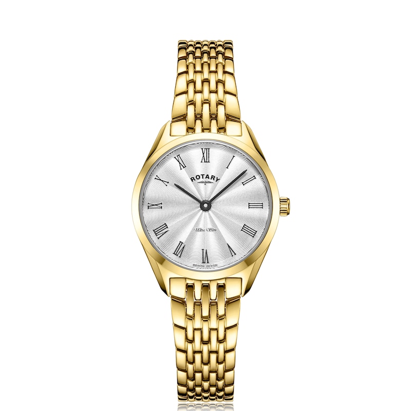 Main Image 1 of Rotary  Ultra Slim Ladies' Yellow Gold Tone Bracelet Watch