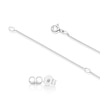 Thumbnail Image 2 of Sterling Silver Heart Cubic Zirconia Infinity Pendant & Earrings Set