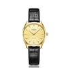 Thumbnail Image 1 of Rotary  Ultra Slim Ladies' Black Leather Strap Watch