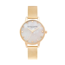Olivia Burton Classic Ladies' Gold Tone Mesh Bracelet Watch