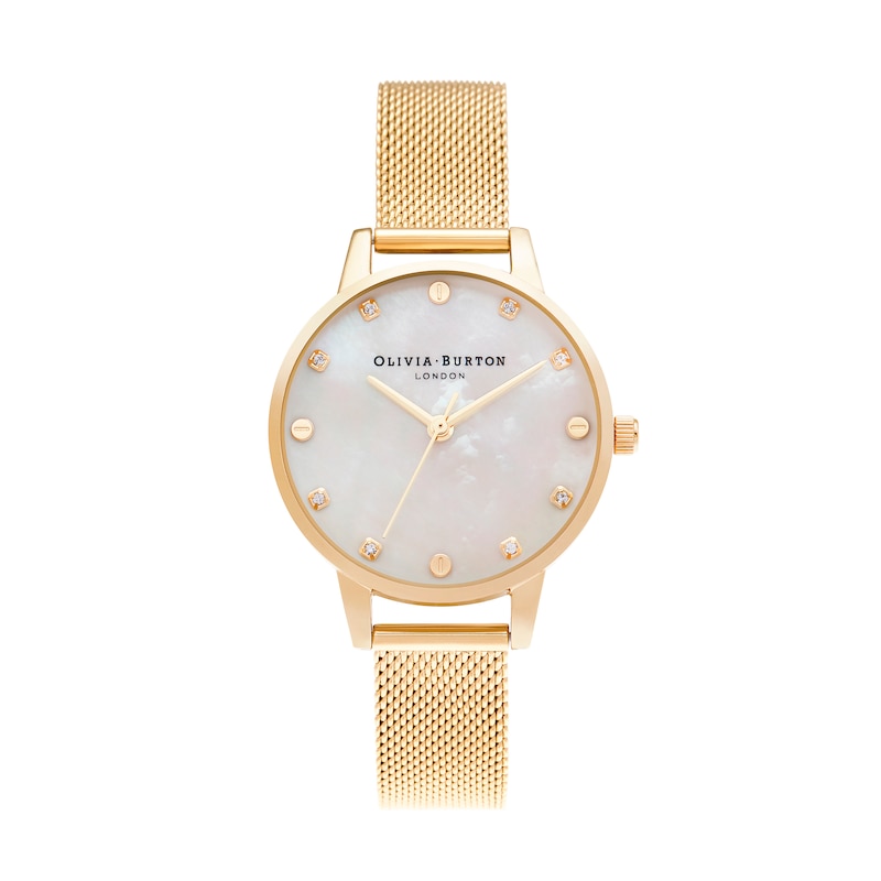 Main Image 1 of Olivia Burton Classic Ladies' Gold Tone Mesh Bracelet Watch
