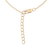 Thumbnail Image 2 of HS Edit HEARTS 18ct Yellow Gold Plated Sterling Silver Triple Hammered Heart Station Bracelet