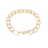 Thumbnail Image 2 of HS Edit CHAINS 18ct Yellow Gold Plate & Cubic Zirconia Chunky Large Link Chain Bracelet