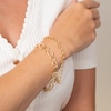 Thumbnail Image 3 of HS Edit CHAINS 18ct Yellow Gold Plate & Cubic Zirconia Chunky Large Link Chain Bracelet