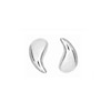 Thumbnail Image 1 of HS Edit TEARDROP Sterling Silver Curved Teardrop Stud Earrings