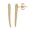 Thumbnail Image 1 of HS Edit ORGANIC 18ct Yellow Gold Plated Abstract Organic Bar Drop Stud Earrings