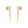 Thumbnail Image 2 of HS Edit ORGANIC 18ct Yellow Gold Plated Abstract Organic Bar Drop Stud Earrings
