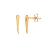 Thumbnail Image 2 of HS Edit ORGANIC 18ct Yellow Gold Plated Abstract Organic Bar Stud Earrings