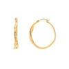 Thumbnail Image 3 of HS Edit ORGANIC 18ct Yellow Gold Plated Organic Entwined Hoop Earrings
