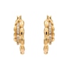 Thumbnail Image 2 of HS Edit CHAINS 18ct Yellow Gold Plate & Cubic Zirconia Triple Hoop Earrings