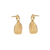 Thumbnail Image 2 of HS Edit MOLTEN 18ct Yellow Gold Plated Moulded Organic Pebble Drop Earrings